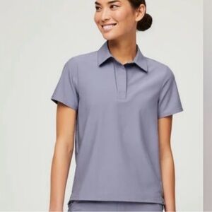 FIGS Nala polo shirt scrub top Women’s blue Short-Sleeve top size medium